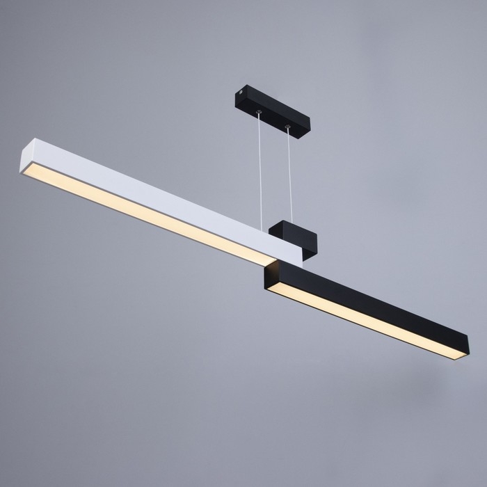 Светильник с ПДУ Светильник с ПДУ "Селия" LED 20Вт 3000-6000К бело-черный 120х100 см