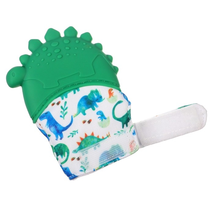 Прорезыватель-рукавичка «Динозаврик», Крошка Я, Прорезыватель-рукавичка «Динозаврик», Крошка Я,
