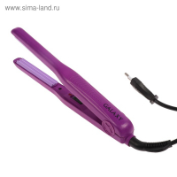 Щипцы-гофре Galaxy GL 4500, 30 Вт, до 200&deg;С, керамика, пластины 86 х 13 мм, фиолетовые