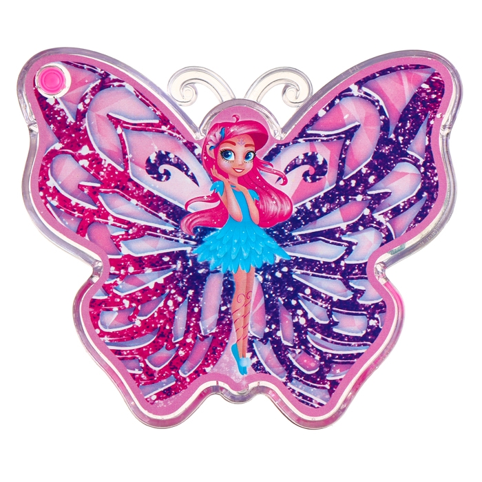 Водная игра с колечками &laquo;Бабочка&raquo;, цвет фиолетовый