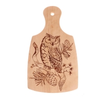 Разделочная доска для выжигания «Филин» 13 × 23 см Разделочная доска для выжигания «Филин» 13 × 23 см