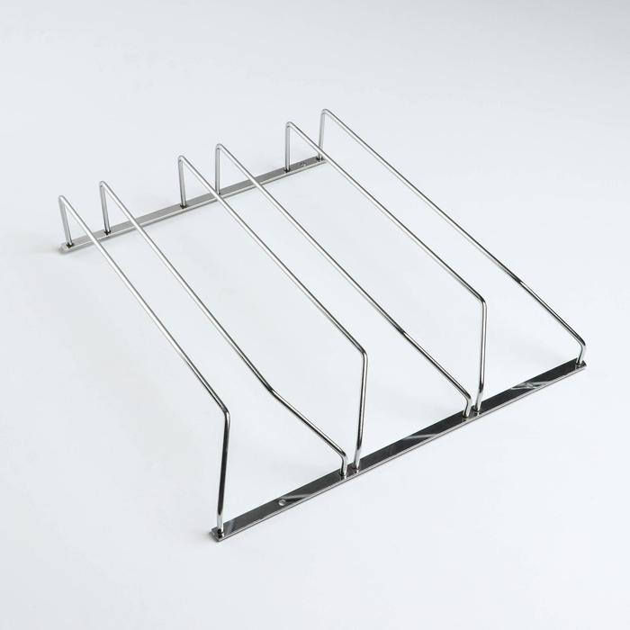 Сушилка для бокалов Доляна, 3 направляющих, 34×6,5×33 см, цвет хромированный Сушилка для бокалов Доляна, 3 направляющих, 34×6,5×33 см, цвет хромированный