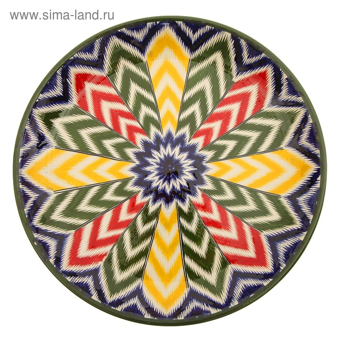 Ляган Риштанская Керамика Ляган Риштанская Керамика "Атлас", 37 см, микс