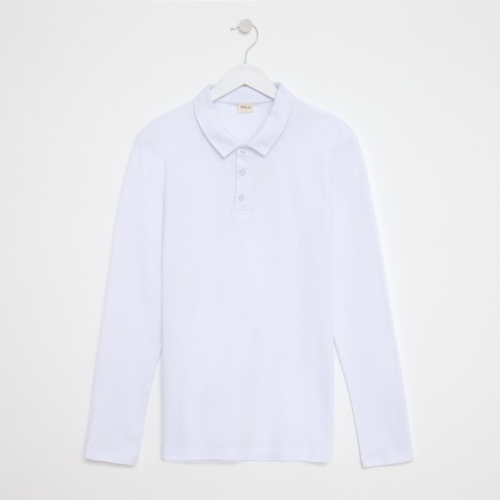 Джемпер мужской из пике MINAKU цвет белый, р-р 54