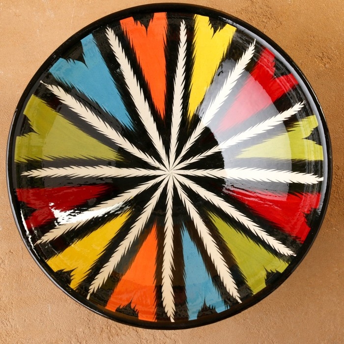 Супница Риштанская Керамика "Атлас", 25 см МИКС