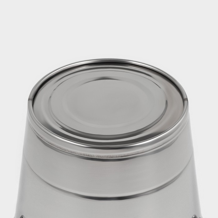 Ведро для льда из нержавеющей стали, 2,5 л, 17×15,5 см Ведро для льда из нержавеющей стали, 2,5 л, 17×15,5 см