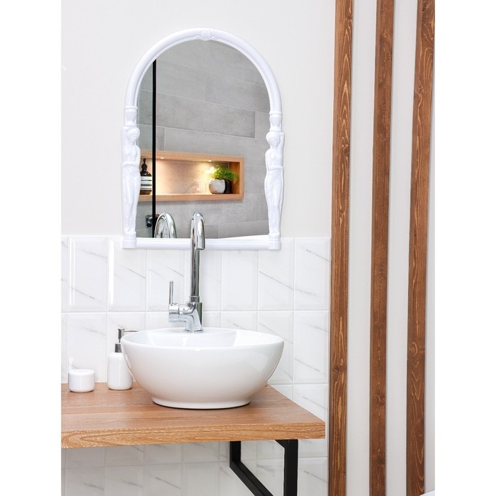 Зеркало &laquo;Вива Эллада&raquo;, цвет снежно-белый