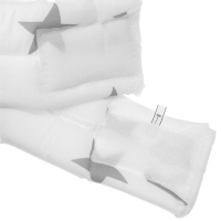 Противоударная Шапка - шлем для детей, Большие звезды, цвет белый Противоударная Шапка - шлем для детей, Большие звезды, цвет белый