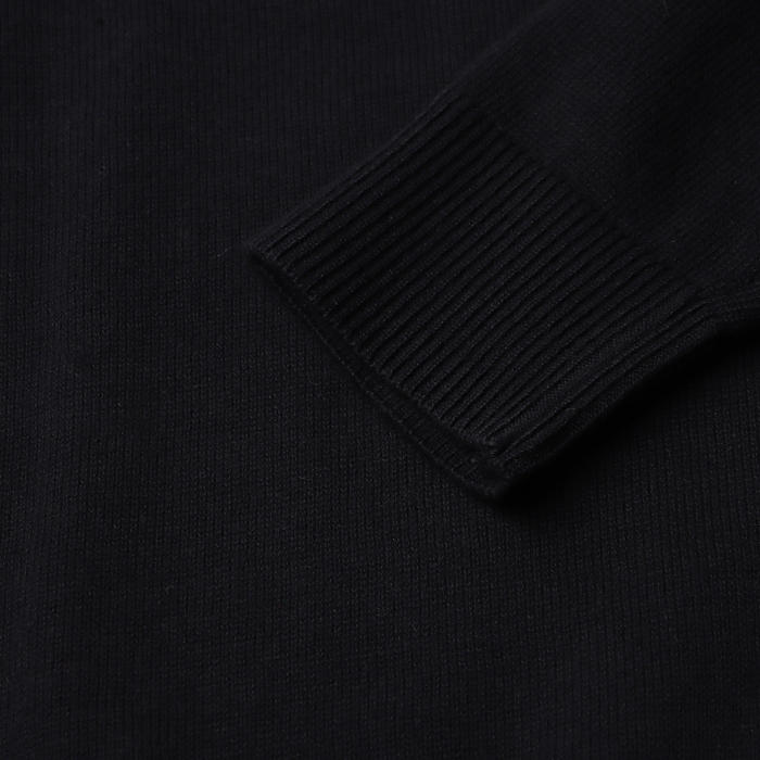 Джемпер для мальчика школьный, цвет чёрный, рост 134 см