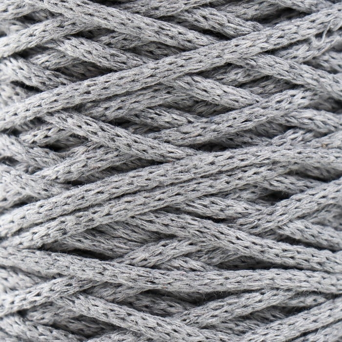 Шнур для вязания без сердечника 70% хлопок, 30% полиэстер ширина 3мм 100м/160&plusmn;10гр (108)