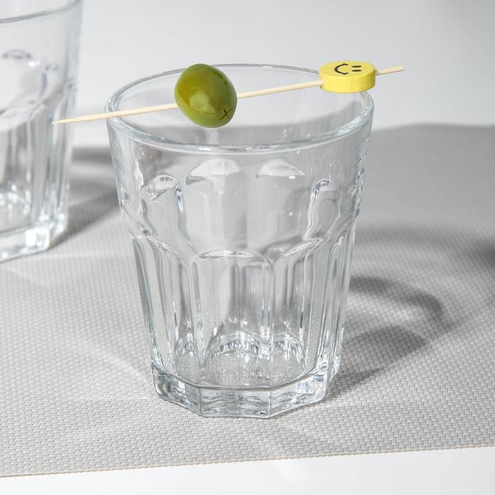 Шпажки Доляна &laquo;Улыбка&raquo;, 12 см, набор 25 шт, цвет МИКС