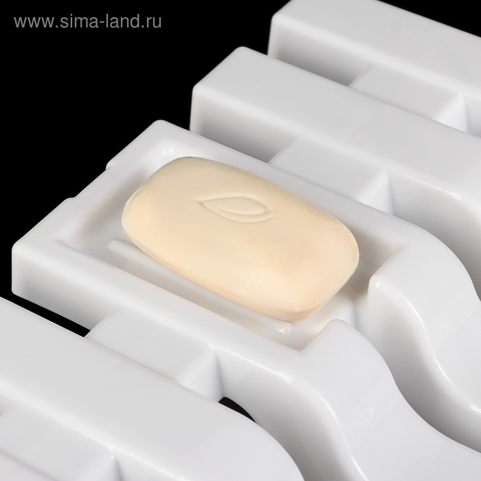 Полка на ванну, 69×30×6 см, цвет белый Полка на ванну, 69×30×6 см, цвет белый