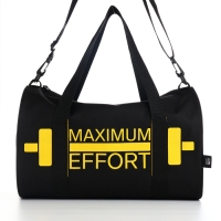 Сумка спортивная мужская, TEXTURA, маленький размер, цвет чёрный Сумка спортивная мужская, TEXTURA, маленький размер, цвет чёрный