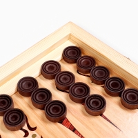 Нарды деревянные большие "Защитники отечества", настольная игра, 60 х 60 см Нарды деревянные большие "Защитники отечества", настольная игра, 60 х 60 см