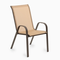 Стул садовый, бежевый, 70 x 54 x 89 см, нагрузка до 120 кг Стул садовый, бежевый, 70 x 54 x 89 см, нагрузка до 120 кг