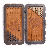 Нарды деревянные большие, резные, настольная игра "Орёл", 45 х 45 см Нарды деревянные большие, резные, настольная игра "Орёл", 45 х 45 см