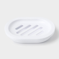 Набор для ванной «Эталон», 4 предмета: дозатор для мыла, мыльница, 2 стакана, 24×8×17 см, цвет белый Набор для ванной «Эталон», 4 предмета: дозатор для мыла, мыльница, 2 стакана, 24×8×17 см, цвет белый