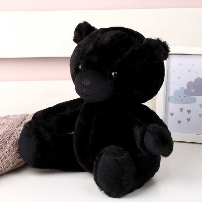 Мягкая игрушка &laquo;Мишка&raquo;, 25 см, цвет чёрный