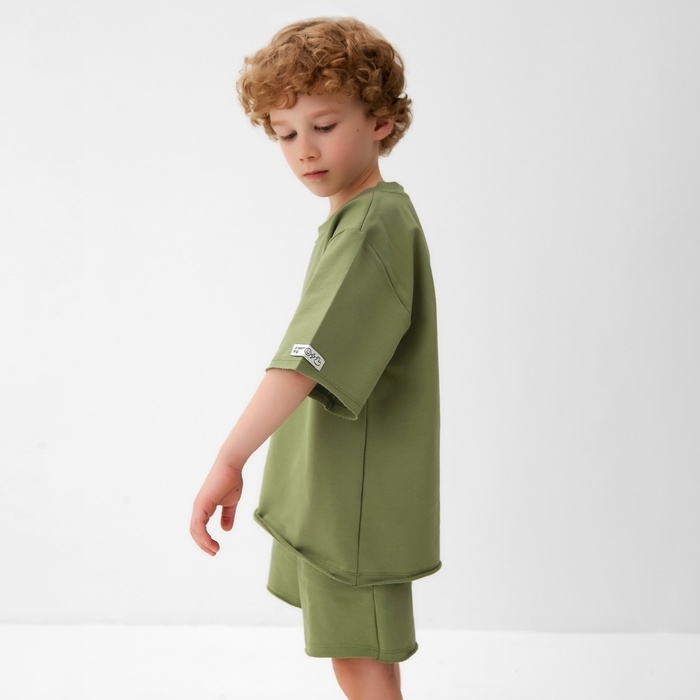 Футболка детская KAFTAN, р. 32 (110 - 116 см), хаки