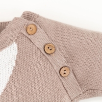 Комбинезон вязаный Крошка Я "Заяц" рост 80-86 см