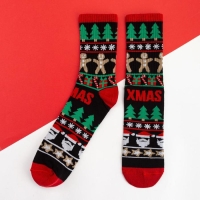 Носки новогодние мужские KAFTAN "Xmas mood" размер 41-44 (27-29 см) Носки новогодние мужские KAFTAN "Xmas mood" размер 41-44 (27-29 см)