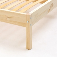 Кровать TARVA, с/м 1600x2000, 2090x1680х920, массив сосны