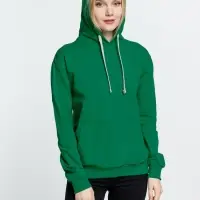 Толстовка с капюшоном Kirenga, зеленая, размер 4XL