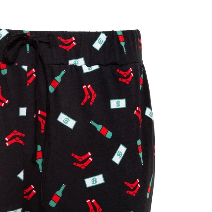 Пижама мужские KAFTAN "Chill bro", цвет чёрный, размер 56