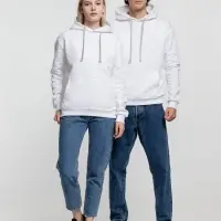 Толстовка с капюшоном Kirenga Heavy, белая (белоснежная), размер 5XL