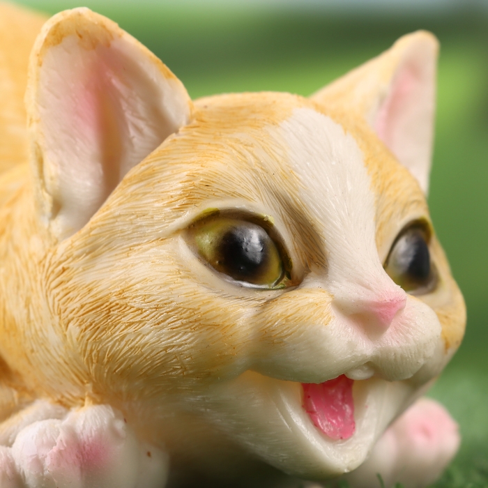 Садовая фигура Садовая фигура "Котенок на охоте" 8х15х11см /// МИКС