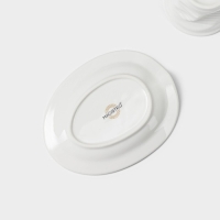 Кофейная пара фарфоровая Magistro «Бланш», 2 предмета: чашка 80 мл, блюдце 13×10,5 см Кофейная пара фарфоровая Magistro «Бланш», 2 предмета: чашка 80 мл, блюдце 13×10,5 см