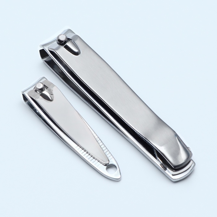 Кусачки-книпсер для маникюра и педикюра, 2 шт, 5/8 см, на блистере, цвет серебристый Кусачки-книпсер для маникюра и педикюра, 2 шт, 5/8 см, на блистере, цвет серебристый