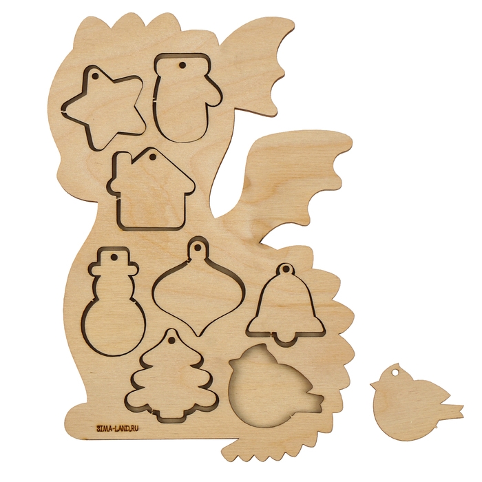 Набор для творчества. Роспись по дереву &laquo;Дракон&raquo;