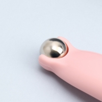 Массажёр универсальный, 10 магнитных шаров, 20 &times; 10 &times; 3 см, цвет розовый