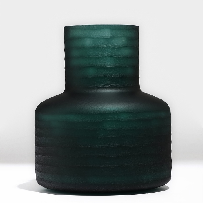 Ваза для цветов «Флорентина» из зеленого стекла 24 х 21 х 21 см Ваза для цветов «Флорентина» из зеленого стекла 24 х 21 х 21 см