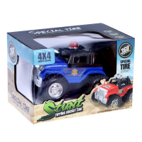 Машина перевёртыш радиоуправляемая &laquo;Полиция&raquo;, работает от батареек, цвет синий