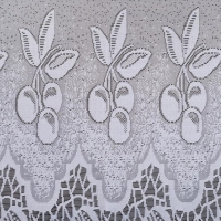 Тюль на кухню без шторной ленты, 145х70 см, 100% полиэстер Тюль на кухню без шторной ленты, 145х70 см, 100% полиэстер