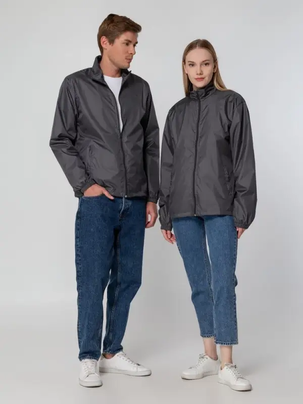 Ветровка Kivach, темно-серая (графит), размер XL