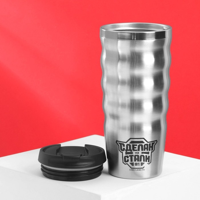 Термостакан «Сделан из стали», 450 мл Термостакан «Сделан из стали», 450 мл