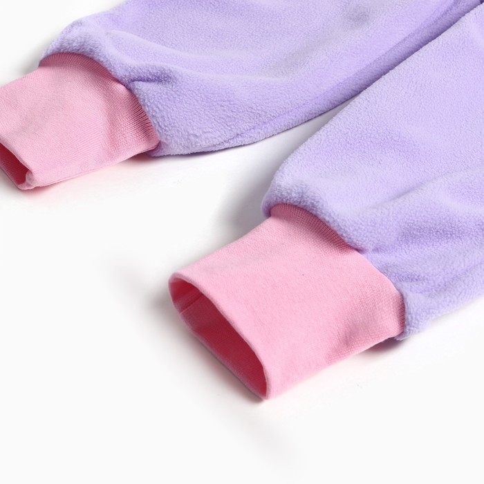 Комбинезон детский, цвет сиреневый, рост 80-86 см