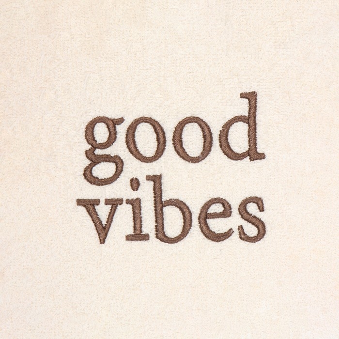 Полотенце махровое Этель Good vibes 35х50 см, 100% хлопок, 350 г/м2 Полотенце махровое Этель Good vibes 35х50 см, 100% хлопок, 350 г/м2