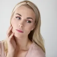 Повязка для волос Essential, бежевая Повязка для волос Essential, бежевая