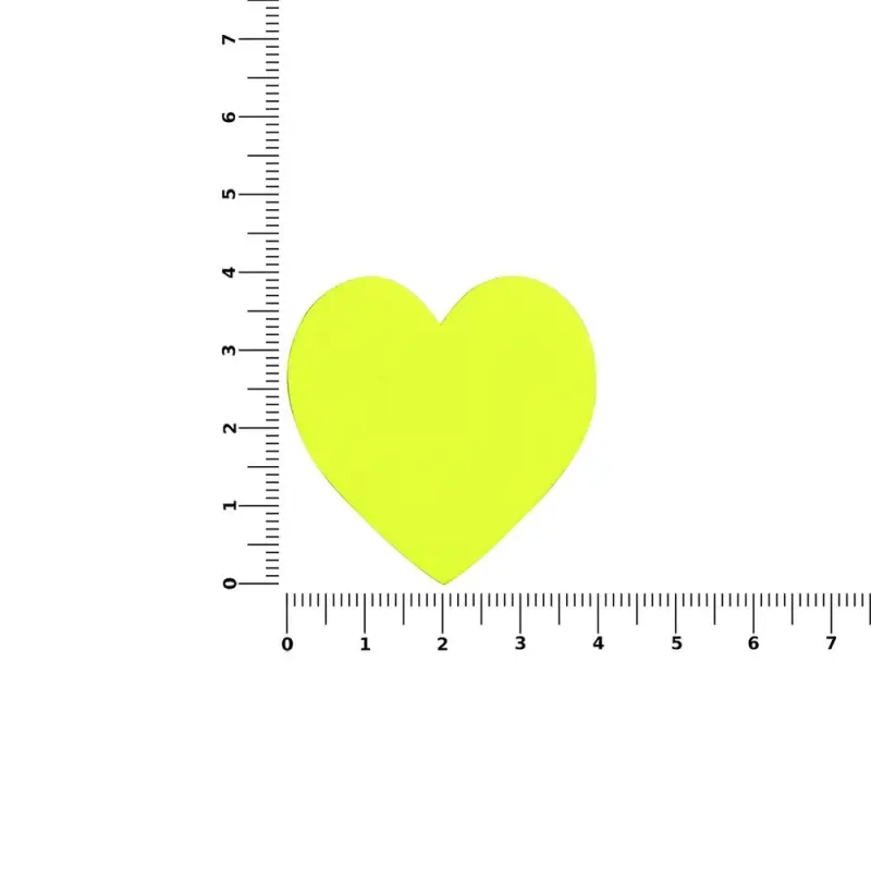 Наклейка тканевая Lunga Сor, M, желтый неон Наклейка тканевая Lunga Сor, M, желтый неон