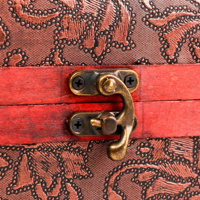 Шкатулка дерево сундучок набор 3 шт Шкатулка дерево сундучок набор 3 шт "Цветы" тиснение (5х6х7; 12,5х8,5х9 см) 18х13х13см