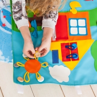 Коврик развивающий тактильный &laquo;Домик&raquo;, 60 &times; 50 см, по методике Монтессори