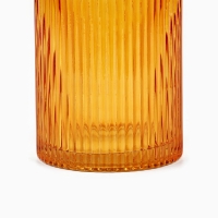 Ваза для цветов &laquo;Голден&raquo; из коричневого стекла 30&times;10&times;10 см