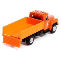 Грузовик металлический «ЗИЛ. Бортовой», инерционный, 1:54, цвет оранжевый Грузовик металлический «ЗИЛ. Бортовой», инерционный, 1:54, цвет оранжевый