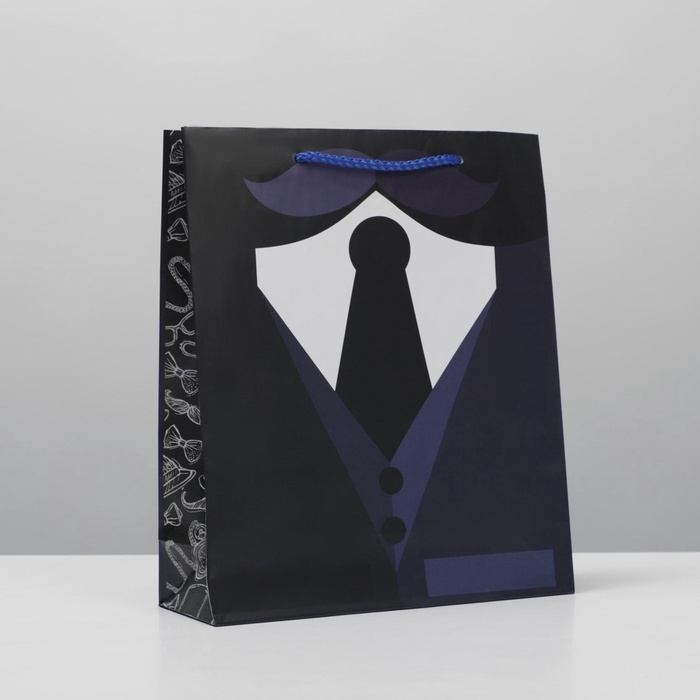 Пакет подарочный ламинированный, упаковка, &laquo;Костюм&raquo;, ML 21 х 25 х 8 см