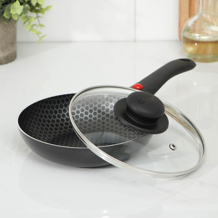 Сковорода Forever, d=18 см, съёмная ручка, стеклянная крышка, антипригарное покрытие, цвет серый Сковорода Forever, d=18 см, съёмная ручка, стеклянная крышка, антипригарное покрытие, цвет серый