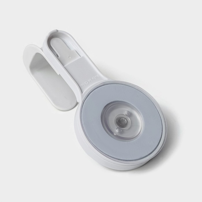 Крючок самоклеющийся Доляна, 12&times;6,5&times;4,7 см, цвет белый